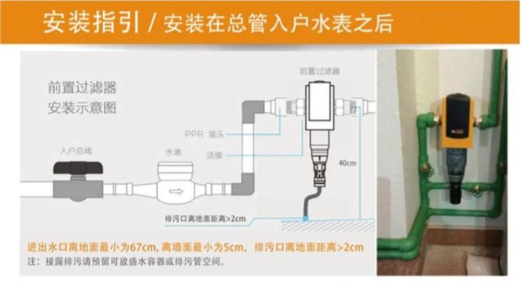 德国水丽Multipur M 反冲洗前置过滤器安装指引